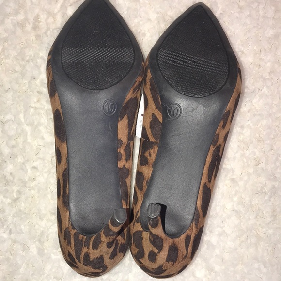 A New Day Leopard Print Heels 9.5 - Picture 6 of 6